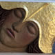 'Sleeping Amazon', 2003 Oil Colour and Gold Leaf on Mahogany 28.5 x 37.5cm