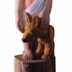 'Amazon with Dog' 2000 Oil colour on limewood. Height 1.48 m