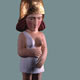 'Pregnant Amazon' 2000 Oil colour on limewood. Height 1.97 m