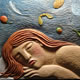 Mid Essex NHS Trust, Broomfield Hospital 'Dreaming', 2005 Oil on Sweet Chestnut 93.5 x 1.24 m
