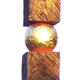  Gold Boulder, 2011  Oil colour and gold leaf on elm 550 cm 