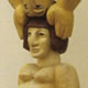 'It's great to be a Woman' 1986 Oil on Limewood. Height 191 cm