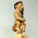 'Hierarchy' 1994 Oil on Limewood. Height 2.55 m