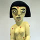 'Pariah' 1994 Oil on Limewood. Height 41cm