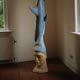 'Shark' 1997 Oil on Limewood. Height 2.39 m