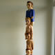 'Victims and Murderers' 1996 Oil on Limewood. Height 2.64 m