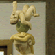 'Votive Females' 1991 Oil on Limewood. Height 254 cm