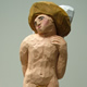 ‘Small Fallen Angel’ 2011 Oil on limewood. Height 44cm